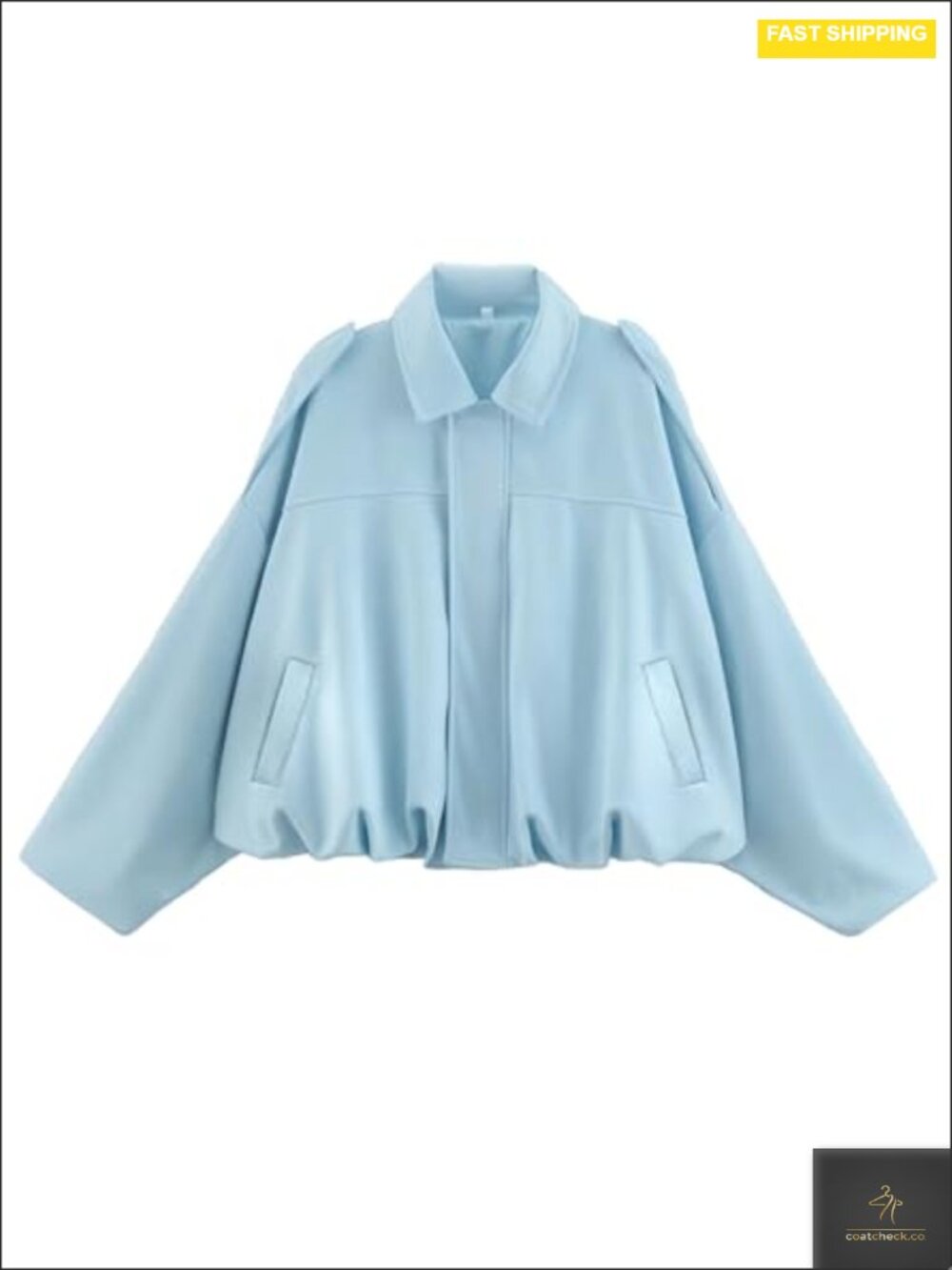 Women's Faux Suede Bomber Jacket Oversized Cropped Zip Up Long Sleeve